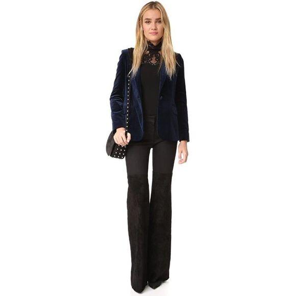 Nwt Rachel Zoe | Gigi Suede Flare Pants - Picture 5 of 14